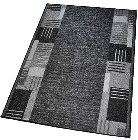 Teppich Läufer Montana dunkelgrau grau 80 cm Breite (320)