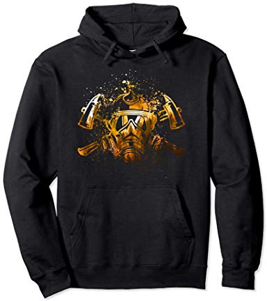 Vintage Grunge Feuerwehr Design | Geschenk für Feuerwehrmann Pullover Hoodie