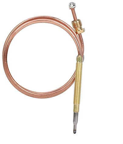 Haofy Universeller Thermoelement-Ersatzthermoelementsensor für Gaskaminofen Feuerstelle Warmwasserbereiter, 35,4