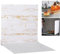 Selens 2X Hintergrund Boards Kit für Food Fotografie 60x60cm Hintergründe Weiß Gold Marmor Textur Flat Lay Vertikale Tischplatte Background für Essen Schmuck Kosmetika Kleine Requisiten Foto Studio