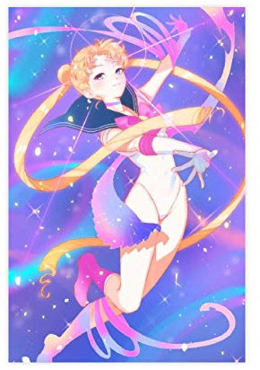 Anime-Poster Sailor Moon 11, Leinwand-Poster, Schlafzimmer, Dekoration, Sport, Landschaft, Büro, Raumdekoration, Geschenk, 40 x 60 cm, ohne Rahmen