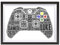 Personalised Xbox Controller Gamer Gaming Word Art Birthday Room Decor A4 PRINT ONLY - UNFRAMED Gift For Him For Her