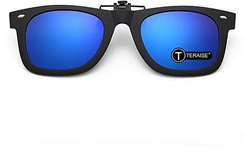 TEAISE gafas de sol polarizadas con clip, con función Flip Up, adecuadas para conducir pesca Deporte al aire libre