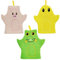 3 Stücke Baby Bade Handschuhe im Schönen, Waschhandschuh Baby, Waschlappen mit Tiermotiv, für Baby Bade und Dusche