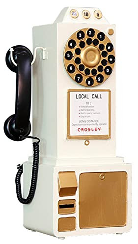 LIYANSBH Arredamento da Parete per Telefono Antico Vintage, Modello di Telefono Decorativo con Filo retrò Creativo, Bar caffetteria per la casa Oggetti di Scena per Telefono Fisso Vecchio Stile