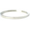 Selfmade Jewelry Armreif Damen Silber Stainless Steel Edelstahl Armschmuck mit Verschluss Inkl. Schmuck-Schachtel (Silber)