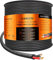 CARLITS Cavo Elettrico a 3 Conduttori Calibro 18 3x0,8mm², 45,72M Cavo Nero a Bassa Tensione 18/3 Custodia in PVC, Prolunga Flessibile per Lampada a LED