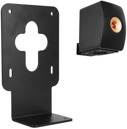 Dpofirs Support Mural pour KEF LS50 Meta LS50 Wireless II, Supports de Montage de Haut-Parleur en Métal avec Conception Dissimulée, Gain de Place, Support Mural pour Haut-Parleur