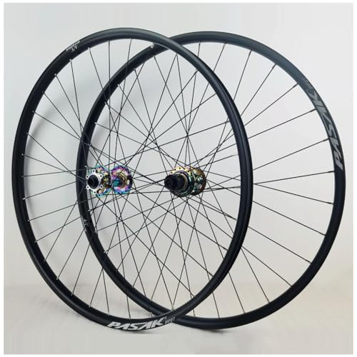 Mountainbike Laufradsatz 26/27,5/29 Zoll, Legierung Scheibenbremse Abgedichtetes Lager 32H Felge MTB Fahrrad Laufrad 7–12 Gang Kassette (Farbe : 100 * 148MM, Size : 29 inch)