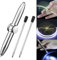 Fidget Spinner Pen Fidget Stift Fidget Spinner Stift Fidget Pen Spinning Pen Fidget Spinner Pen Mit Led-Licht für Beleuchtung Zum Schreiben Im Dunkeln Kommt Mit 2 Nachfüllungen Silber