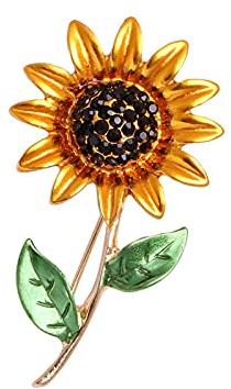 Broches, broche animal, broche strass, délicate marguerite chrysanthème épinglettes broche strass broches for femmes bijoux cadeau (Color : J8)