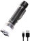 HAUTMEC 700 Lumens Rechargeable LED Torch with Zoomable Beam Bright Tactical Flashlight for Camping, Outdoor, Hiking, Emergency