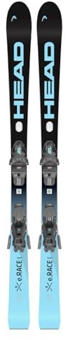 HEAD Set Ski WC E.Race Team SW + Bindung JRS 7,5 Gw Ca Jungen – Größe 130 – Schwarz