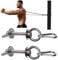 J Bryant Power Rack Attachment Holder for Storage Heavy Duty Weight - Stainless Steel M12 Eye Bolt for Resistance Bands, Gym Accessories, Cable Machine Attachments, Fits“5/8”to 1 Rack Holes