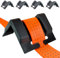 Safetytex Kantenschutzwinkel aus Kunststoff - Stabiler Schutz für Ihre Ware - Für Spanngurte bis 65 mm - 100 x 100 x 130 mm - Gurtfixierung durch Seitenführung - Druckpunktverlagerung (4 Stück)