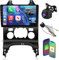 [2+64G] Android Radio de Coche para Peugeot 3008 2009-2015 con Inalámbrico Carplay & Android Auto - Radio con Pantalla Táctil de 9 Pulgadas con WiFi, DSP, GPS, FM/RDS Radio + Cámara de Seguridad