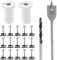 Starlink Cable Wall Grommet Routing Kit for 1-Inch Wall Holes Installation Kit Mounting Accessories Good Sealing Wire Routing Set for Home Starlink Ethernet Cable