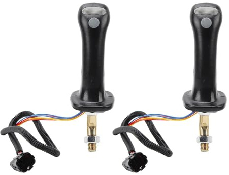 Klaisy Precision Engineered Joystick-Hebel aus Aluminium mit 3 Knöpfen für Baufahrzeuge, Hydrauliksysteme, Upgrades Zubehör, Joystick-Griff