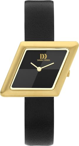 Danish Design Damenuhr IV11Q1291 Frihed Parm, Form: Raute, 28mm x 27mm IPG vergoldet