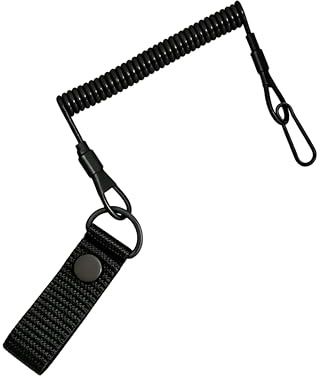 SRLWMYI Lanyard Spiralkabel 60cm Tactical Paracord Mit Karabiner, Schlüsselband Mit Karabiner & Schlüsselkette, Gearkeeper Kompatibel Mit Outdoor Ausrüstung, Elastisches Lanyard Für Polizei & Alltag