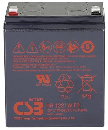 CSB | Batteries – CSB Rechargeable Battery HR 1221 W F2 12 V/5.1ah