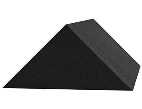 Akustikschaumstoff Dreieck, 34x34x48cm, Anthrazit Schwarz