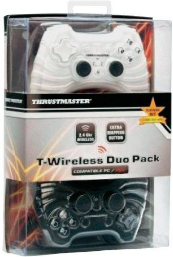 Thrustmaster T Wireless Duo Pack Manette sans fil pour PC/PS3 Noir / Blanc
