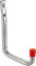 Connex Wandhaken 140 x 110 x 50 mm - Belastbar bis 15 kg - Mit schützender Gummikappe - verzinkt / Universalhaken / Montagehaken für Garage / Werkstatthaken / Ordnungshelfer / DY222004