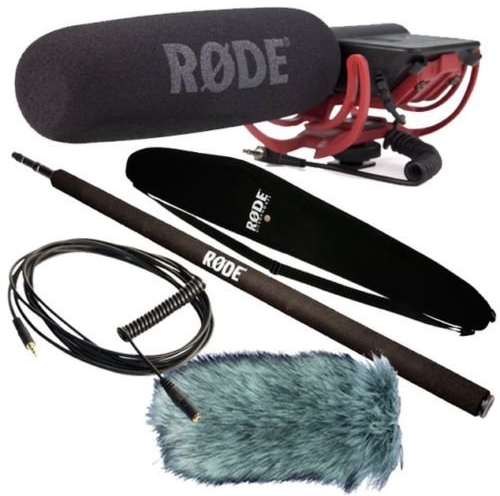 Rode VideoMic Rycote - Set de micrófono (incluye protección antiviento, pértiga, cable VC1 y bolsa)
