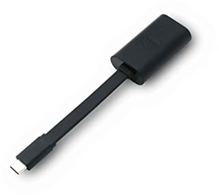 Dell Adapter USB-C To Ethernet 470-ABND, Gigabit Ethernet, DBQBCBC064, 0470-ABND, 759466 (470-ABND, Gigabit Ethernet, USB Type-C, Male/Female, Black)