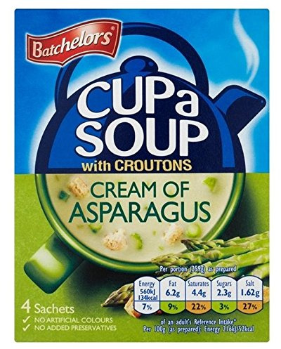 Batchelors Tasse Suppe Spargelcreme 117G - Packung mit 2
