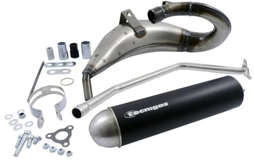 Tecnigas – Pot d'échappement E-NOX – En acier – Pour Peugeot XP6 Rieju MRX RR RRX SMX Spike 2 50 AM6