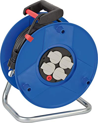 BRENNENSTUHL 1215056007 - Enrollacables Garant® IP20 H05VV-F3G1,5 con cable de 25 m