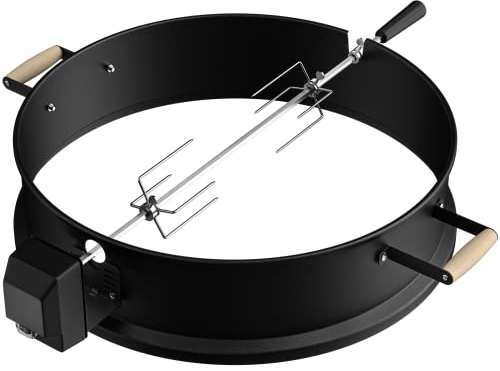 SHINESTAR Rotisserie Ring Kit für Weber Holzkohle Kugelgrill Smoker