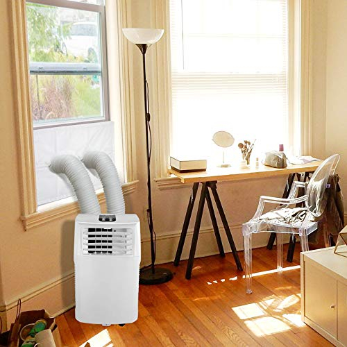 HOOMEE Guarnizione Universale per Finestre Scorrevoli Orizzontali e Verticali per Installazione Condizionatore Portatile – Regolabile da 35x102 Fino a Max 35x152 cm – Facile da Installare