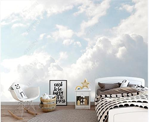 Vliestapete Fototapete Naturlandschaft Des Weißen Wolkenhimmels Fototapete 3D Effekt Wandtapete Wandbilder Wohnzimmer Schlafzimmer 320x230cm