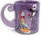 Disney The Nightmare Before Christmas Jack & Sally Spiral Handle Ceramic Mug