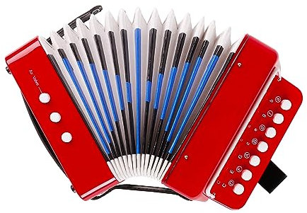 Tachan Kinder-Akkordeon im Maßstab, mit Farb- und Pfeil-Lernsystem, Konservatotium-Akkordeon mit 7 Tasten (CPA Toy Group 790T00687)