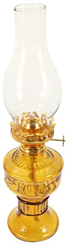 BESPORTBLE Öllampe Lampe Vintage Petroleumlampen Kerosinlampe Sturmlaterne Petroleum Öllampe Laterne Retro Brennende Lampe für Camping Gelb Ersatzglas Für Öllampe