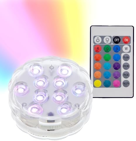 CANADIAN SPA CO. Hot Tub LED Licht mit Fernbedienung, 16 Farben, 7 Helligkeitsstufen, 4 Szenarien, 5m Reichweite, Hot Tub Zubehör