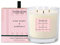 Stoneglow Modern Classics Collection - Pink Peony & Gardenia 3 Wick Scented Candle 760 Grams (Pink)