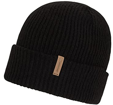 Ziener Unisex ILDIKONO Mütze/warm, gestrickt, Wolle, Black, Usex