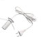 Cavo con lampadina per Lampada di sale Lampada Presa UE con Interruttore E14-15w Portalampada cavo 1,2mt Bianca Adatto alla Camera da letto della Cucina del Soggiorno