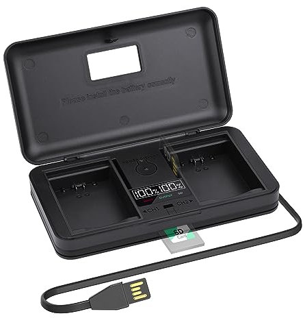 Palogreen ENEL25 LCD Battery Charger for Nikon Z series, Z50, Z30, Z 50, Z 30, Z FC, Nikon EN-EL25, EN-EL25A, 4241 And Nikon MH-32 Digital Camera