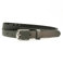 Ab-BELT & BAG 2cm Damen Gürtel aus Leder, Jeans Ledergürtel HRS-03 (Grau, 90cm Gesamtlänge 105cm)