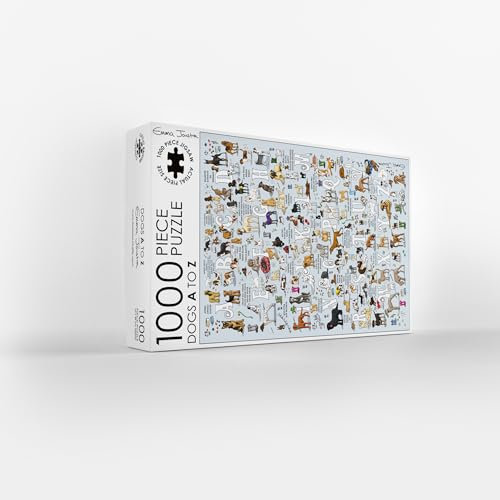 Emma Joustra Jigsaw Puzzle 'Dogs A-Z' 1000 Piece - Great British Jigsaws