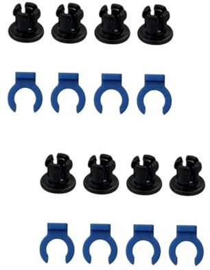 MUCKLILY 2 Sets Collet Clip Und Hotend Clip FüR 3D Drucker - ZubehöR Mit Pc4-M10 Und 2m Ptfe Schlauch FüR 1,75mm Filament
