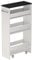 Vicco Rollregal Rivo, Weiß/Anthrazit, 20 x 84.4 cm