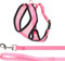 Flamingo Katzen-Geschirr mit Leine Harms – Rosa – Größe A: 37 cm, B: 43–55 cm, C: 120 cm x 15 mm x 2 mm – Verstellbares Nylon-Geschirr mit atmungsaktivem Mesh – Inklusive Leine – Für große Katzen