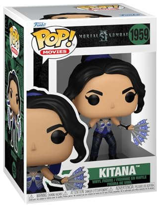 Funko POP! Movies: Mortal Kombat 2 (2025) - Kitana | Official Action/Adventure Merch - Collectable Vinyl Figurine for Shelf Display - Birthday Gift Idea for Fans and Collectors